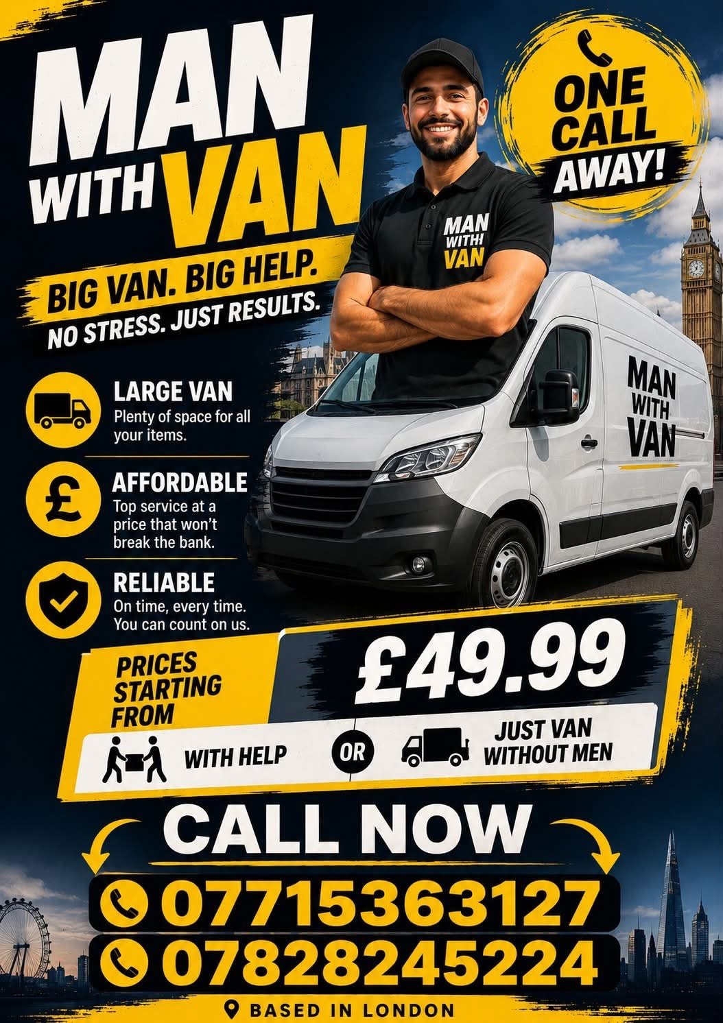 Man with Van – London flyer